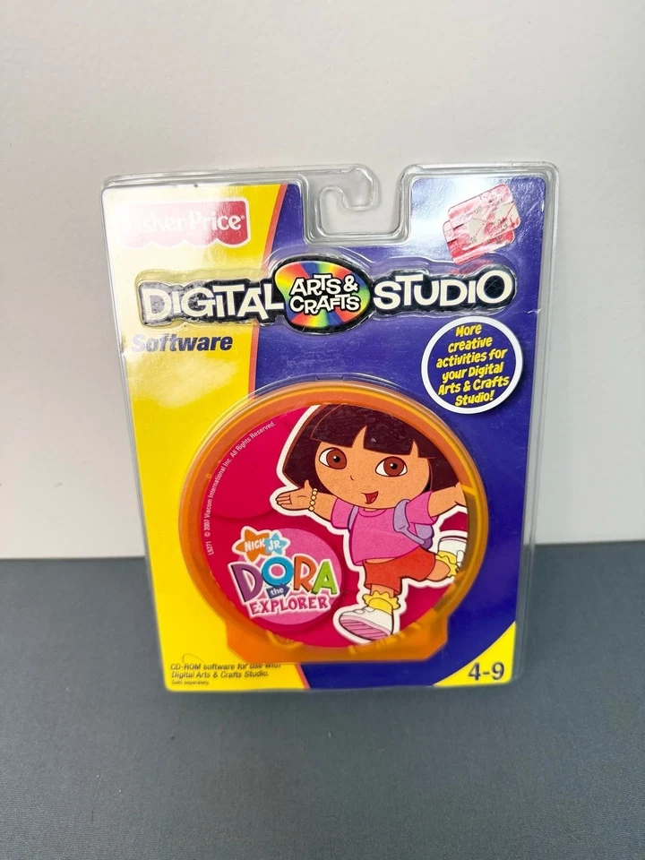NEW Fisher-Price: Digital Arts And Crafts Studio Dora The Explorer CD-ROM Craft - Image 2 of 3