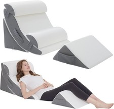 Wedge Pillow Set for After Surgery – 5PCS Orthopedic Bed Wedge Pillow Set for