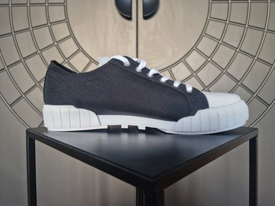 Calvin Klein Jeans Beato Men's Sneakers Size 44 New Original Box Black White S1748 Nylon