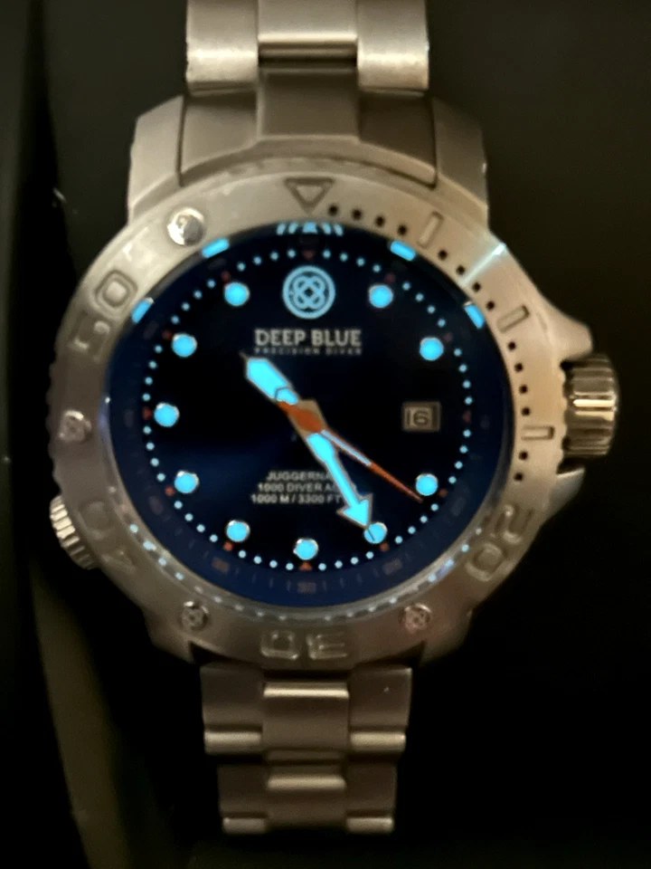 Rare- Deep Blue Juggernaut Automatic Diver Watch - Image 2 of 4