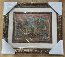 New DLR Pirates of the Caribbean 2006 Disneyland Park Map LE Frame Set NIP 47673