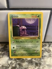 Pokémon Grimer Fossil Set 48/62 1999 Common Regular 50 HP