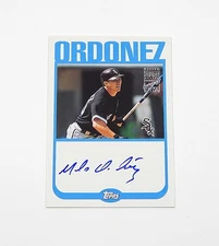 2004 Topps Autographs Magglio Ordonez #TA-MO On Card Auto