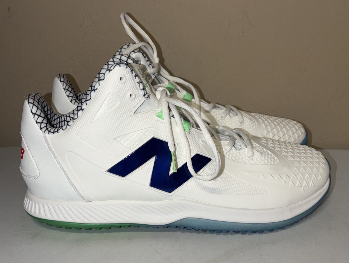 New Balance Shohei Ohtani v1 Turf White Lab Work Baseball Sneaker