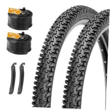 26x1.95/Mountain Bike Tires Set with Tubes 26x2.125 Qty 2 Tires 2 Tubes