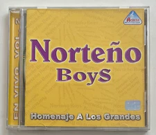Norteño Boys Homenaje A Los Grandes En Vivo Vol 2 RARE Mexican CD
