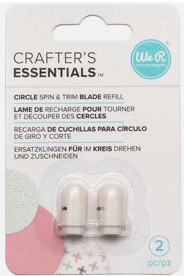 We R Memory Keepers- Circle Spin & Trim Refill Blades, Art Craft Multicolor x 2
