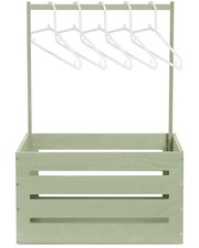 Suzile Wooden Baby Shower Crate Closet Basket for Gifts, Clothes, Toys Storage
