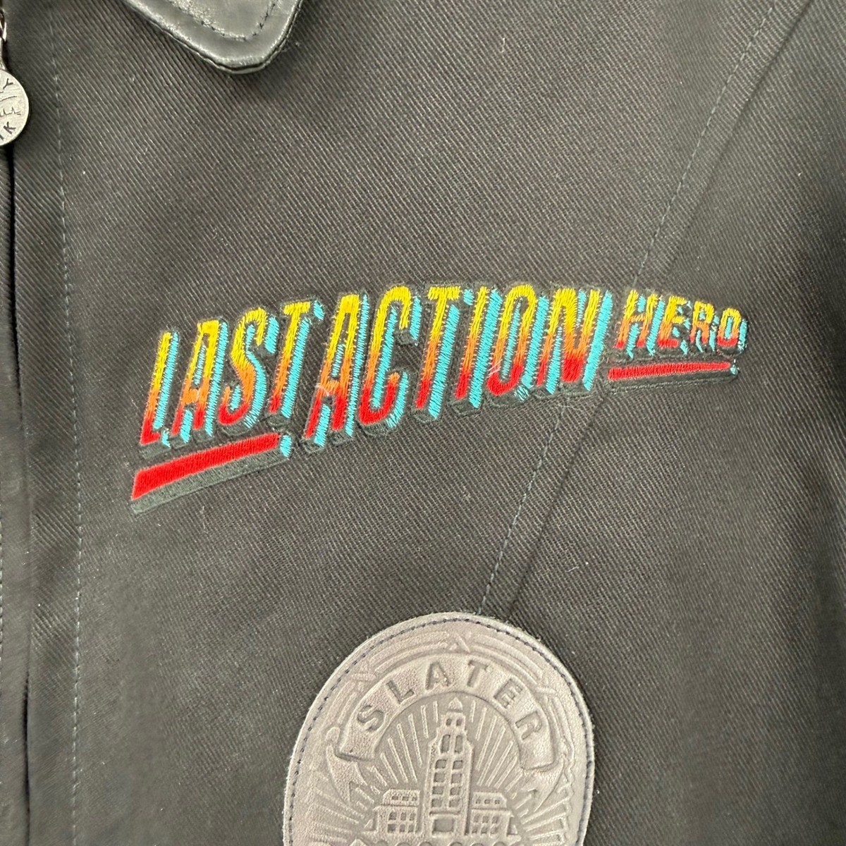 Vintage Tony Nowak Last Action Hero Jacket 1993 Film Crew USA Men Large View 3