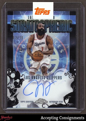 2025 Topps Chrome James Harden Chrome Autographs (RAW)