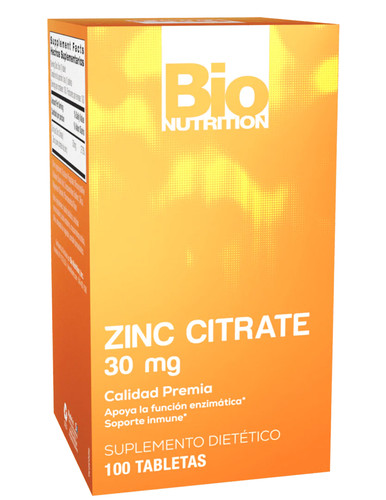 Bio Nutrition - Zinc Citrate 100 Tablets - Picture 2 of 4