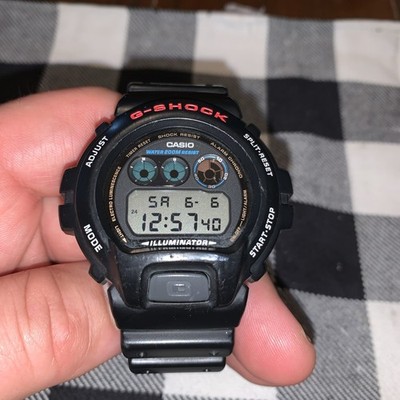 Casio G-Shock 3230 DW-6900 Mens Watch 42mm Black Digital Illuminator Works
