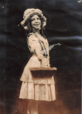 Clara Zelig c1900 Photo Vaudeville Girl Stage Dancer Theater Pretty f*P185c