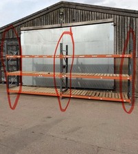 STOW INDUSTRIAL WAREHOUSE SHED WORKSHOP USED PALLET RACKING FRAMES BEAMS LEGS