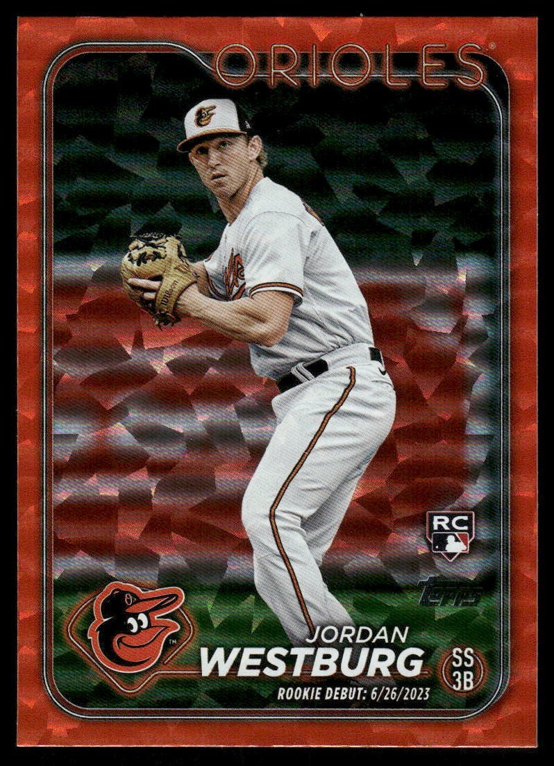 2024 Topps Update Series Jordan Westburg #US125 Orange Foilboard /299