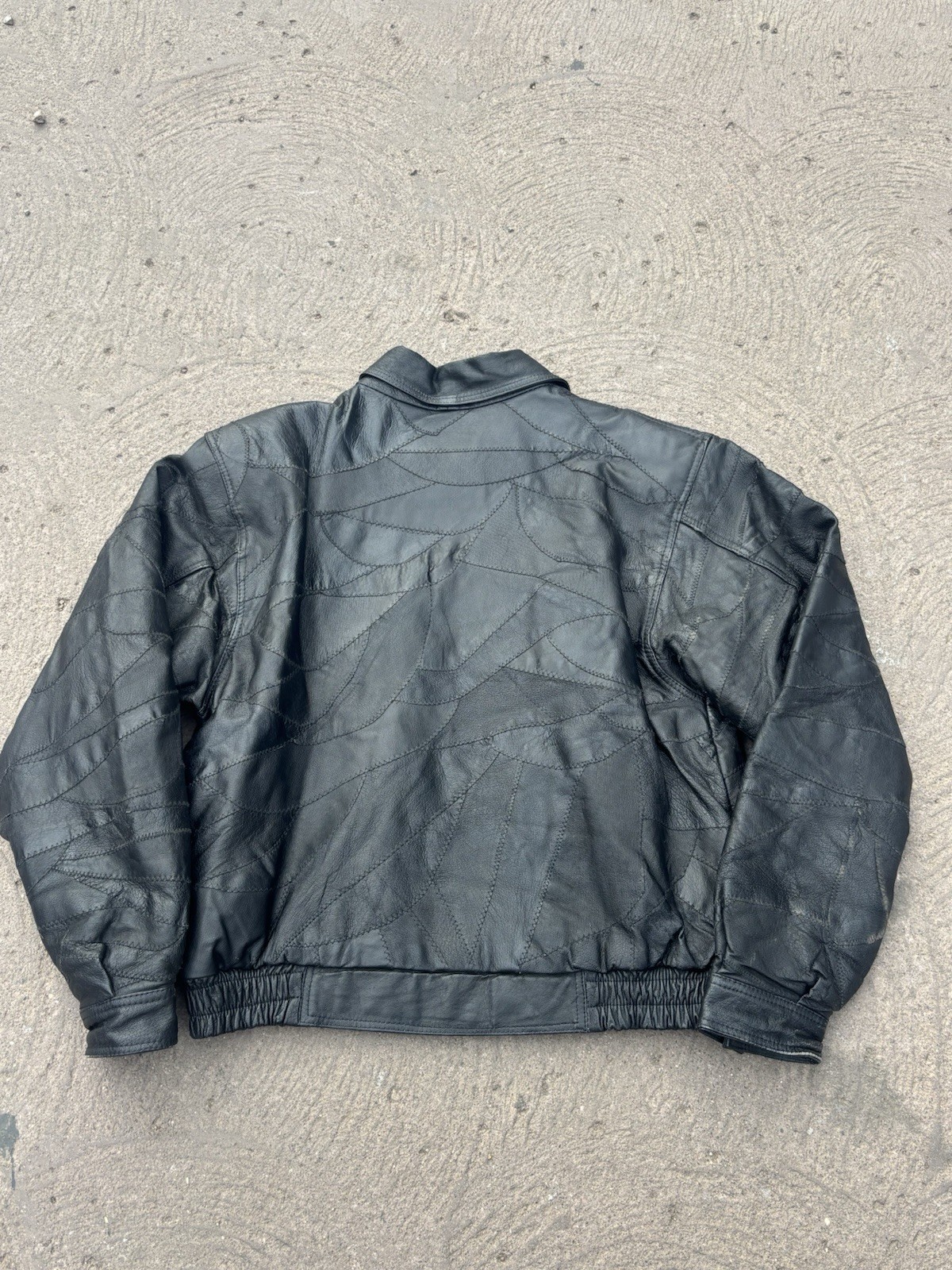 Genuine leather Patchwork Jacket by 4U  Leathers - image 3