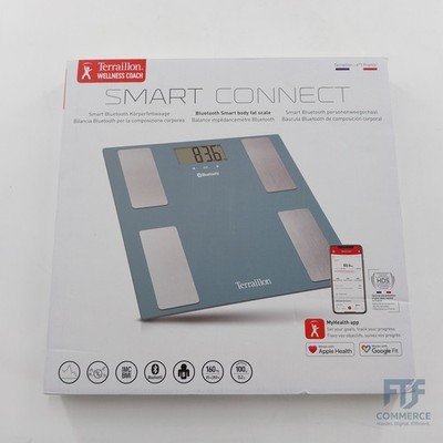 TERRAILLON -SMART CONNECT, Bluetooth PersonenWaage - Körperanalyse Gewi... 14874
