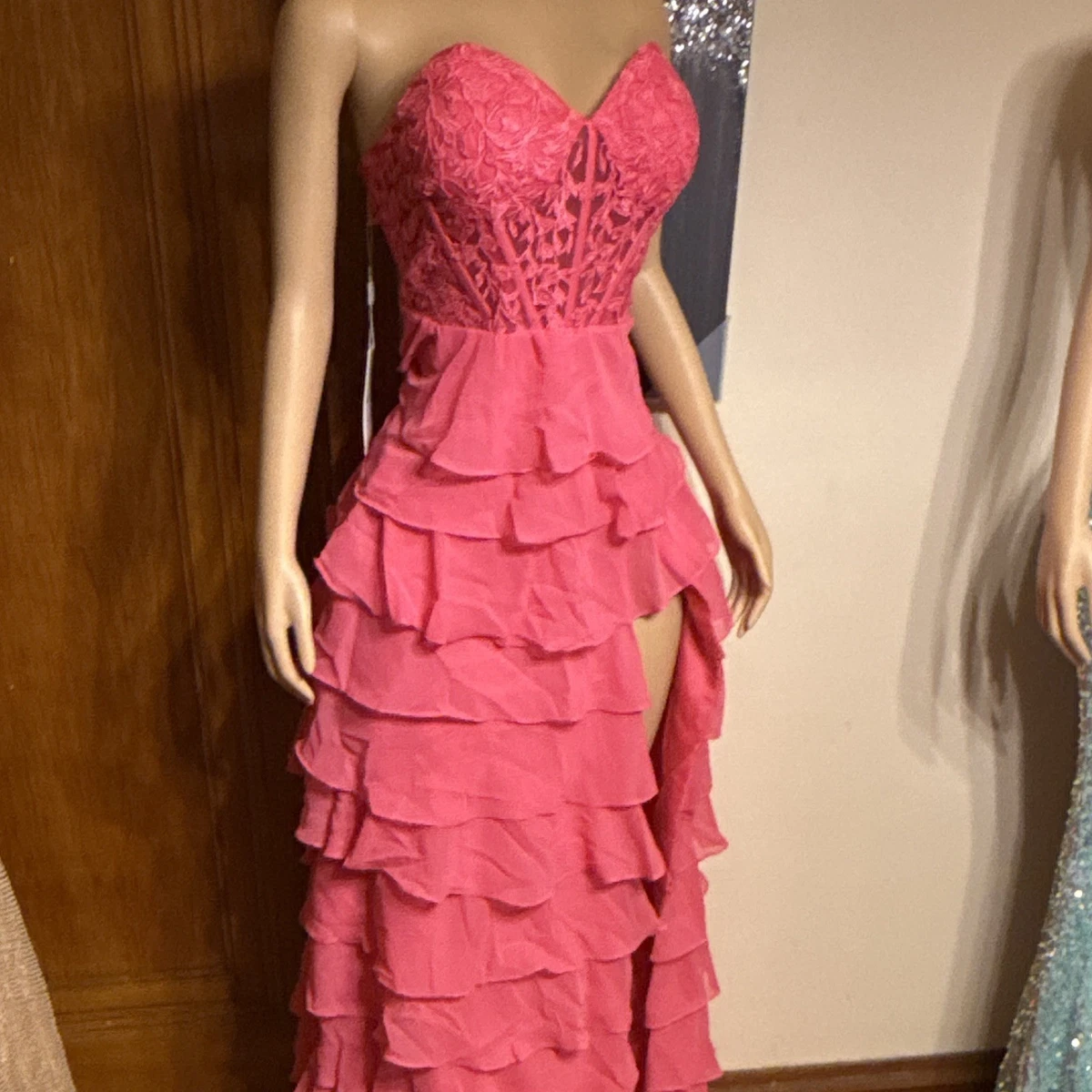 beautiful long red dresses Unique mermaid satin long prom dress red long formal party dress – dresstby main image 0