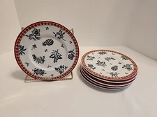 Villeroy & Boch Switch Plantation Simla Safran Bread Plate Lot Of 6 Plates