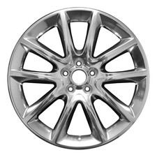 19x8 10 Spoke Refurbished Aluminum Wheel Metallic Polished 560-03953
