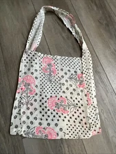 2023 FREE PEOPLE Cloth SHOPPING BAG Reusable packable travel Tote Purse LARGE