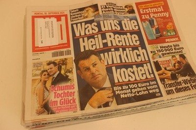 BILDzeitung 30.09.2024 September 2024 Geburt Geburtstag Gina Schumacher Schumi