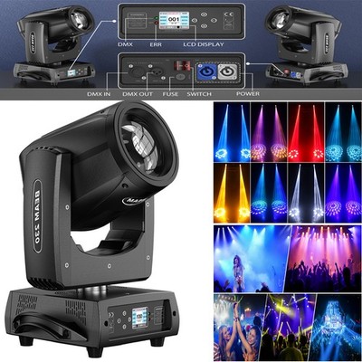 230W 24 Prisms 7R LED Beam Moving Head Light Spotlight Party Disco Stage Light