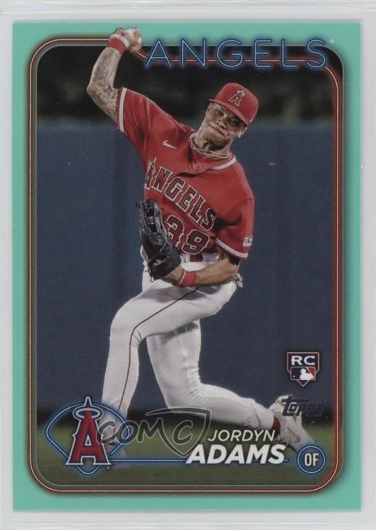 2024 Topps Series 2 Aqua Jordyn Adams #470 Rookie RC 1gj7