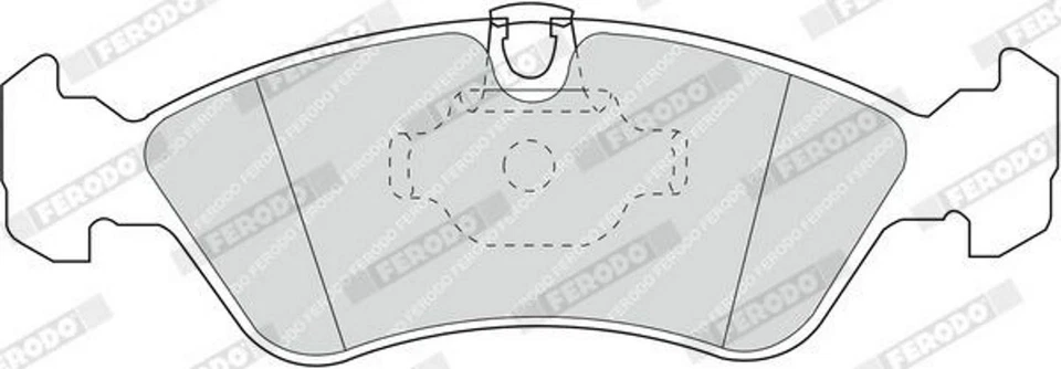 FERODO FDB1067 Juego de pastillas de freno Delantero para OPEL Astra F CC (T92) - Imagen 3 de 4