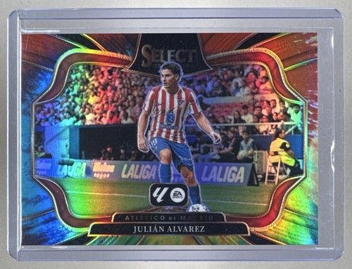 Julian Alvarez 2025 Panini Select La Liga #218 Tie-Dye Prizm Field Level /25