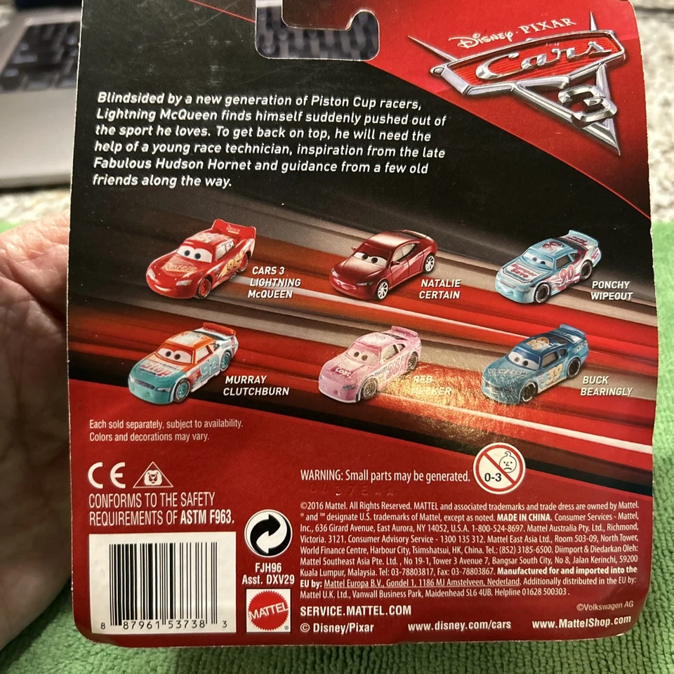 Disney Pixar Cars Filmore The Hippie VW Bus 1:55 Diecast Model Car Toys - Image 2 of 4