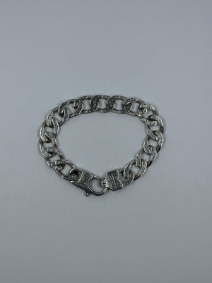 Konstantino Silver Classic curb-link bracelet w/ lobster clasp