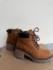 stivaletti bata camoscio color cammello