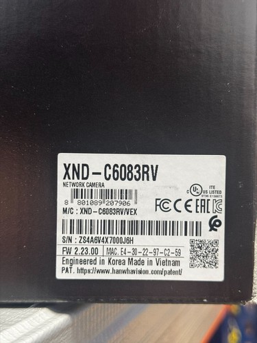 Hanwha XND-C6083RV X Series Network Camera - Picture 2 of 3