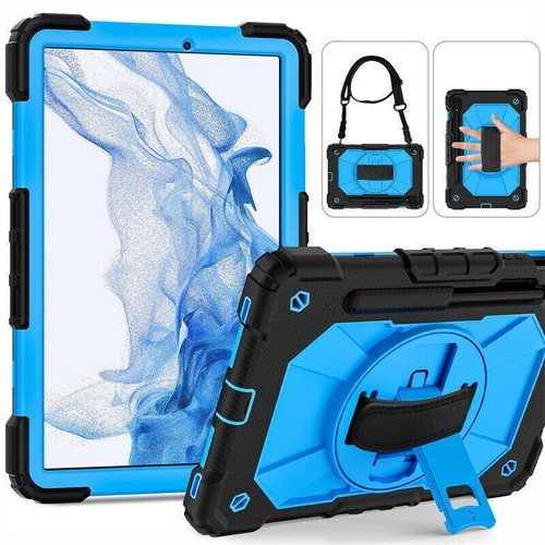 Heavy Duty Shockproof Case Cover For Samsung Galaxy Tab S7 FE S8 Plus 11" 12.4" - Picture 4 of 68