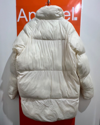 Puffer Coat Missguided Beige Jacket MISSGUIDED Luxurious Quilted