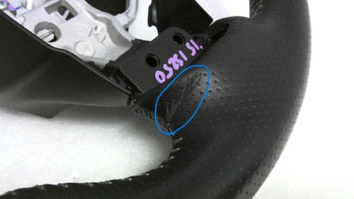 2015-2017 LEXUS IS250 IS350 F-SPORT STEERING WHEEL LEATHER, BLACK & LT.GRAY OEM - Picture 2 of 14