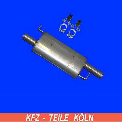 EDELSTAHL VW T5 T6 2.0 2.0 TDI 2.5 TDI MITTELSCHALLDÄMPFER + Set