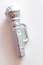 B819 - BARBIE 2000s Mattel Miniature Microphone Silver