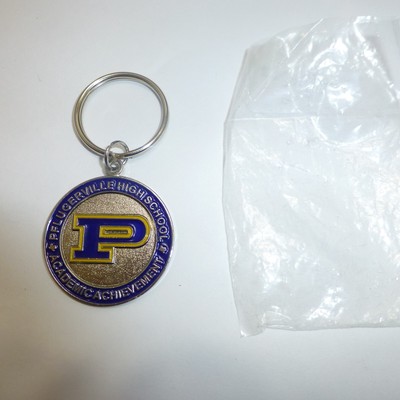 New vintage Pflugerville high school academic achievement keychain key holder