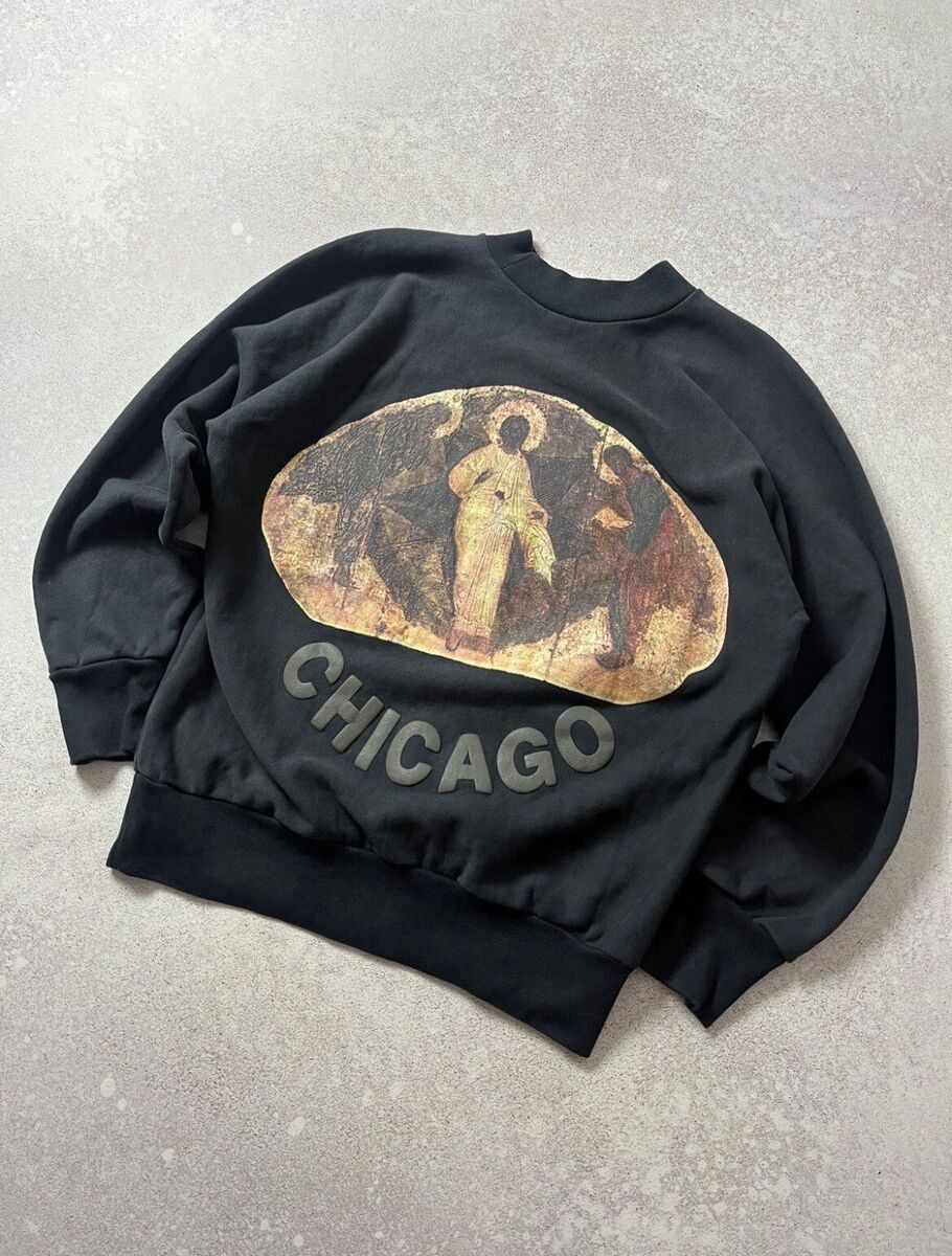 jesus is king chicago city crewneck sweatshirt size small jesus is king chicago city crewneck sweatshirt size small