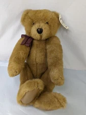 The Petting Zoo Bear Plush 15 Inch Brown Jointed Stuffed Animal Toy