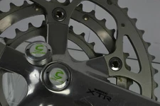 dust caps with cannondale logo fit shimano XTR fc-m900 fc-m901 ritchey crankset