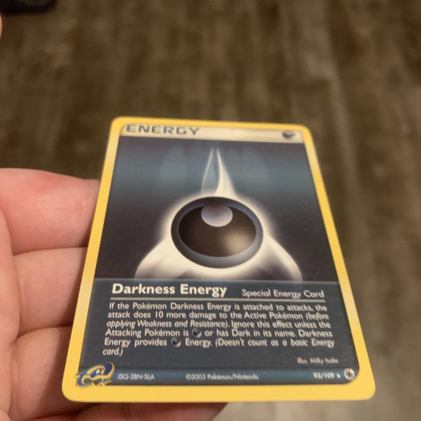 Pokémon TCG Darkness Energy EX Ruby and Sapphire 93/109 Regular Rare | eBay