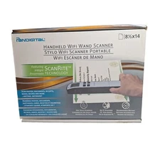 Pandigital Handheld Wifi Wand Scanner 8.5 x 14 Red NIB