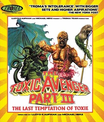 Toxic Avenger Part III [New Blu-ray] With DVD, 2 Pack - Picture 1 of 1