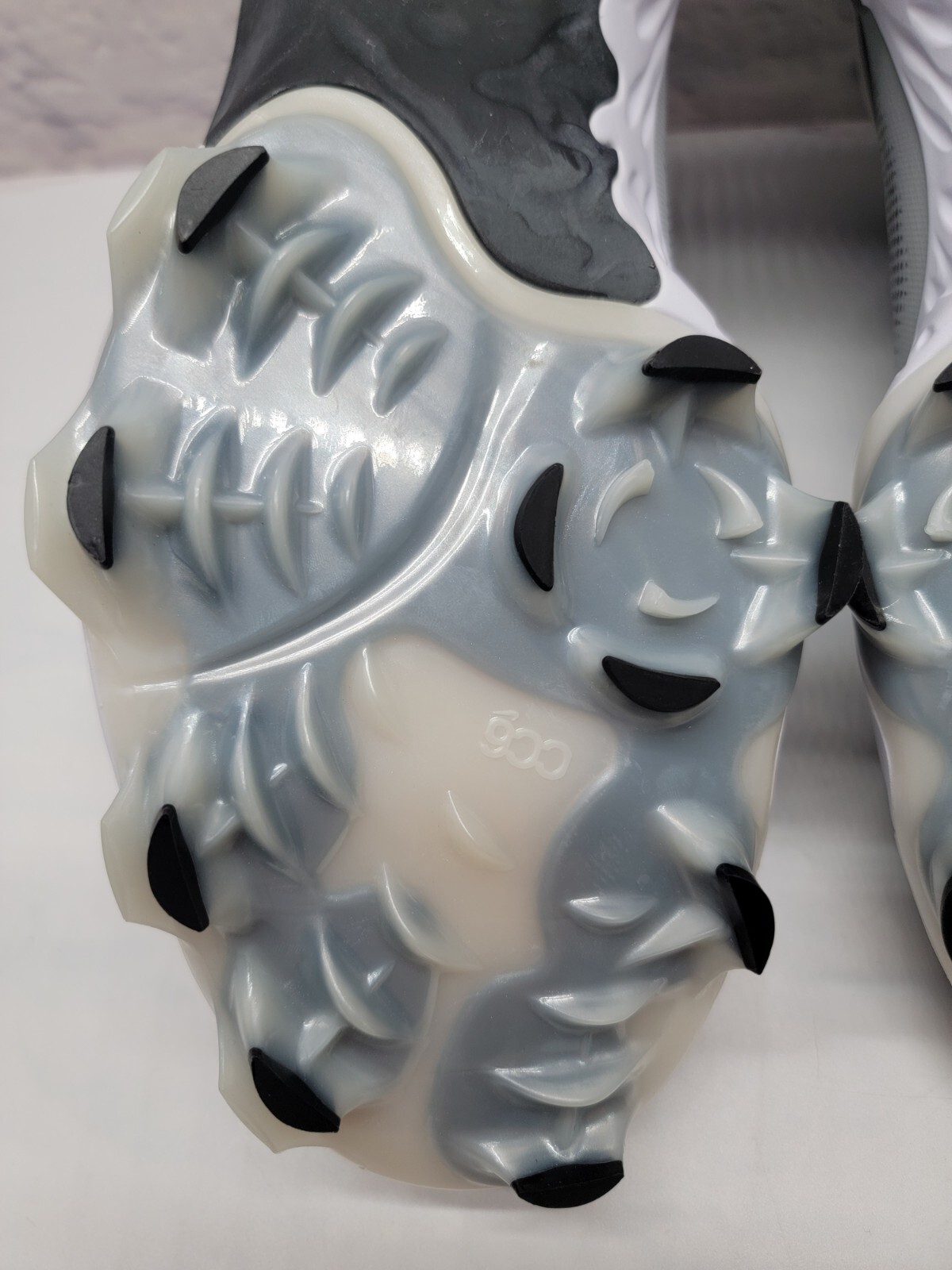 Nike React Baseball Cleats Alpha Huarache 3 Gray High Top CZ4455-005 Size 14  thumbnail 10