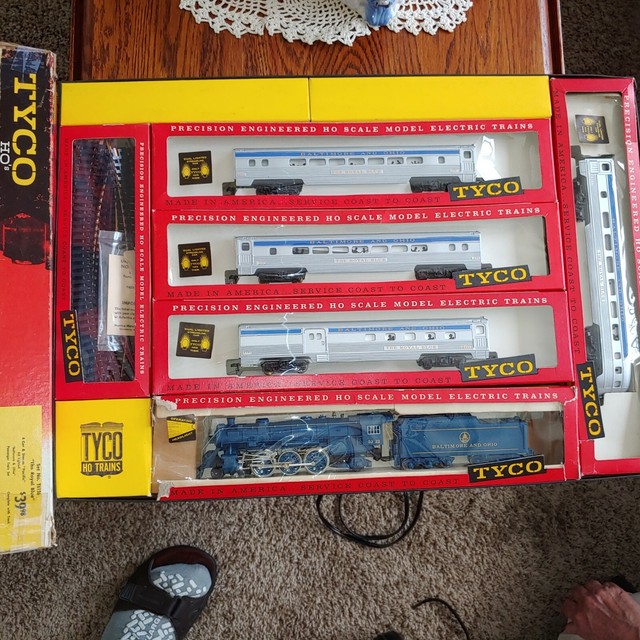 vintage tyco train set