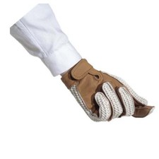 Ovation Crochet Back Gloves with Hook Loop Closure