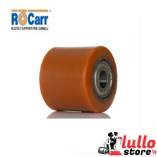 Ricambio ruote ruota rullo transpallet in poliuretano 70x70mm foro 20 ultraplex